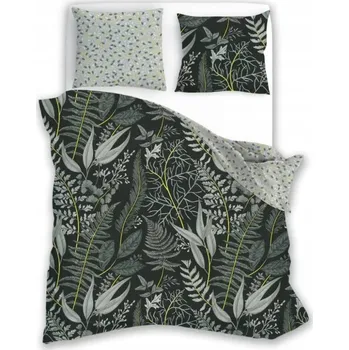 Povlečení Povlečení 160x200 Elegant 027 tmavě zelená