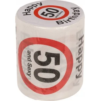 Žertovný předmět Toaletní papír s potiskem k 18. narozeninám, vtipný dárek pro kamaráda