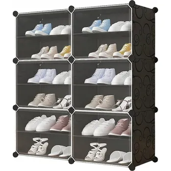 Botník Botník Elior 85 x 96 x 31 cm černá