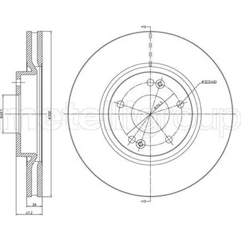 Brzdový kotouč Brzdový kotouč CIFAM (800-925C)