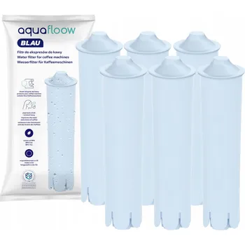 Filtr do kávovaru AquaFloow Blau: Vodní filtr do kávovaru Jura, náhrada, 6 ks