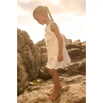 Dívčí šaty Dívčí šaty Abel&Lula 5055.6.Mini.PPY2 bílá 00X, vel. 104