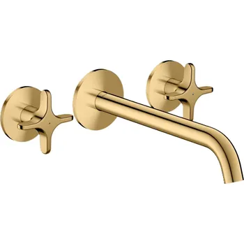 Vodovodní baterie Axor One - Vanová baterie pod omítku, 3-otvorová instalace, leštěný vzhled zlata 48430990