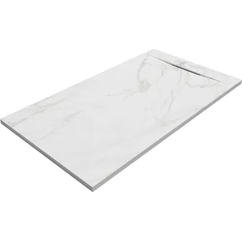 Sprchová vanička Sanycces Siena - Sprchová vanička 140x80x3 cm, print calacatta PL305140080PCA