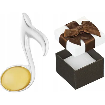 Přívěsek Stříbrná Notička Osmička s Mléčným Jantarem Přívěsek Přívěsek na Řetízek