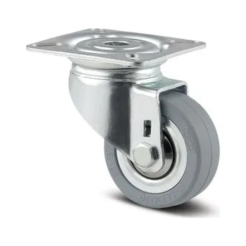 Pojezdové kolečko TENTE KOLEČKA Přístrojové kolečko 50mm, otočné, plotýnka, 2470DIK050P40