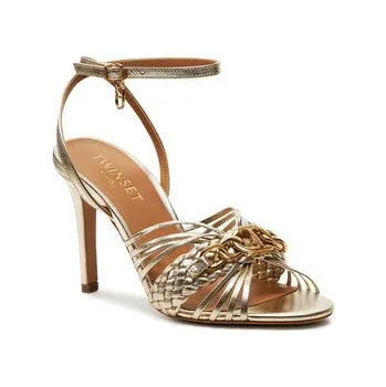Dámské sandále Sandály TWINSET 241TCP170 Zlatá 36