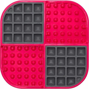 Miska pro psa Jedna plastová miska LickiMat červená 0 l