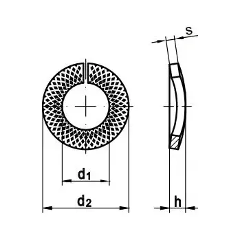 podložka Art.88130 Podložka VSK 8 flZnnc