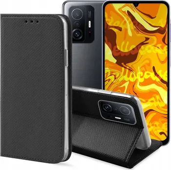 Pouzdro na mobilní telefon Flipové pouzdro Hello Case pro Xiaomi 11T Pro, černé