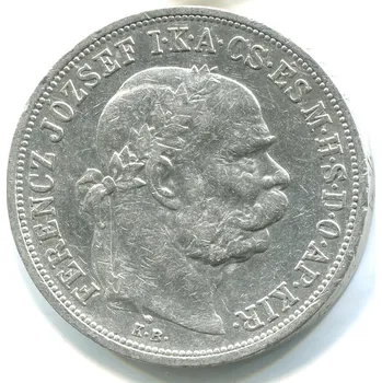František Josef I. 5 korona 1907/KB. Ag.