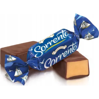 Bonbon Sorrento Bonbóny s příchutí brandy v čokoládě Roshen 1 kg