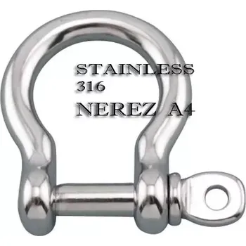 Lany Třmen obloukový typ Omega 19mm nerez A4