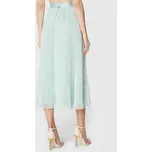 TWINSET Plisovaná sukně 231TP2691 Zelená Relaxed Fit 38