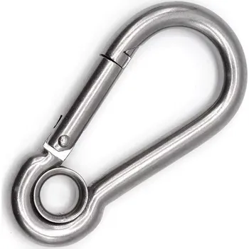 Jištění Karabina hasičská s okem DIN 5299A 60x6mm Zn