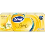 Zewa Softis Soft & Sensitive 4vrstvé papírové kapesníky, 10× 9 ks