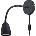 Solight LED nástěnná lampička, stmívatelná, 4W, 280lm, 3000K, černá