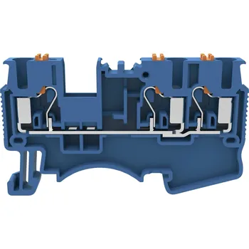 Degson DS2.5-TW-01P-12-00A(H) průchodková svorka pružinové připojení modrá 1 ks
