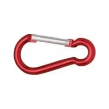 Jištění Karabina hliníková 50x5mm zelená