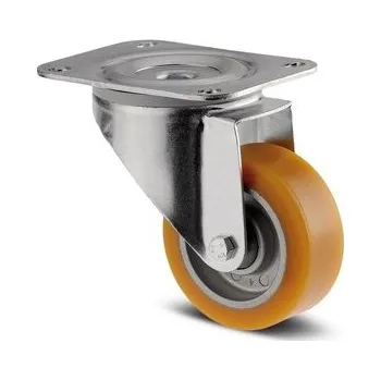 Pojezdové kolečko TENTE KOLEČKA Kolečko pro vysoké zatížení 100mm, otočné, plotýnka, 3470ITP100P62 rovný běhoun