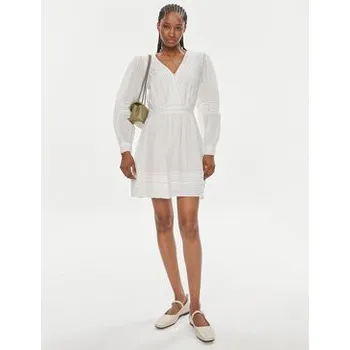 Dámské šaty Pepe Jeans Letní šaty Susi PL953527 Bílá Regular Fit L