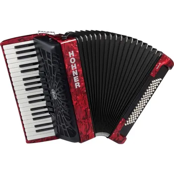 Hohner Bravo III 80 SilentKey barva červená
