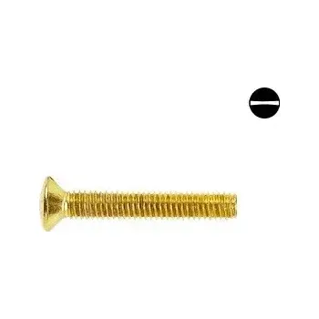 Šroub Šroub čoč. hlava DIN 964 mosaz M3x6