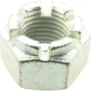 Matice Matice korunová DIN 935 8 M10 ZB