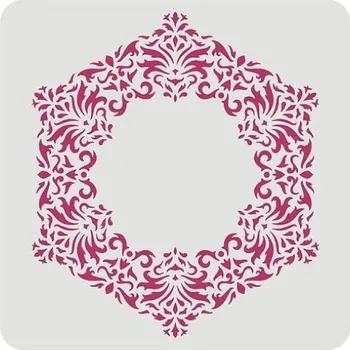 MyCreativ Šablona, vzor MANDALA 3, cca 30 x 30 cm