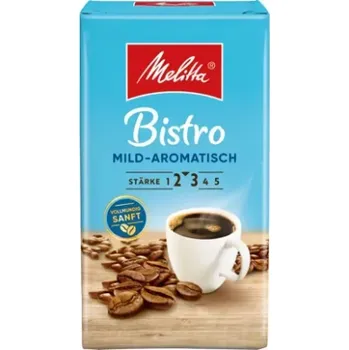 Melitta Bistro Mild mletá káva 500 g