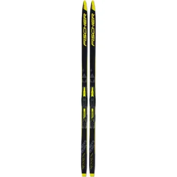 Běžecké lyžování Fischer Sprint Crown + Tour Tep-In J NP63019V - black/yellow 110