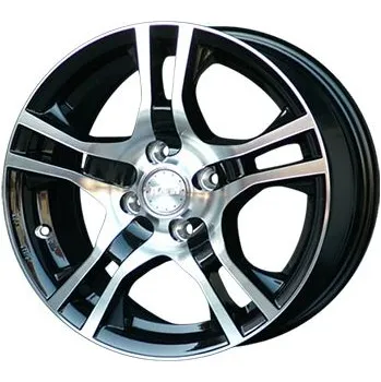 Disk alu-kola PLATIN P53 Black 6x15, 4x100 ET38, černý leštěný