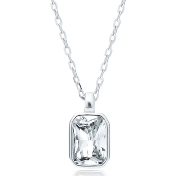Řetízek Olivie Stříbrný náhrdelník OBDÉLNÍK 9010 Ag 925; ≤2,0 g.