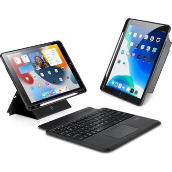 Klávesnice pro tablet Klávesnice CZ + pouzdro DUX DUCIS pro Apple iPad 10,2" (2019-21) / Pro 10,5" / Air 3 - prémiová - černá