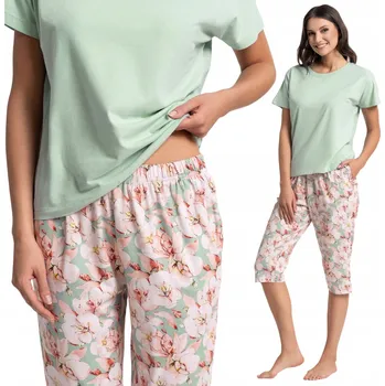 Dámské pyžamo Moraj dámské pyžamo bavlna zelené, velikost 3XL