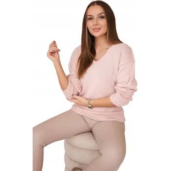 Dámský svetr Kesi dámský svetr, bezbarvý, rovný střih, délka do pasu, univerzální velikost