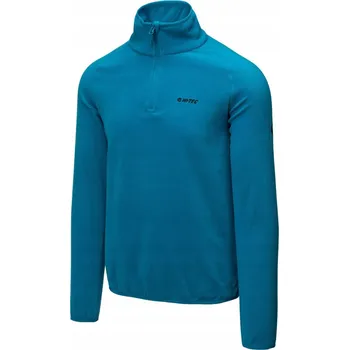 Pánská mikina Fleecová Mikina Hi-Tec fleecová mikina modrá vel. L