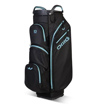 Golfový bag OGIO All Elements Silencer 26 cart bag černo-modrý + Dárková krabička týček