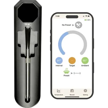 Příslušenství pro gril TFA 14.1517.01 bezdrátový BBQ teploměr