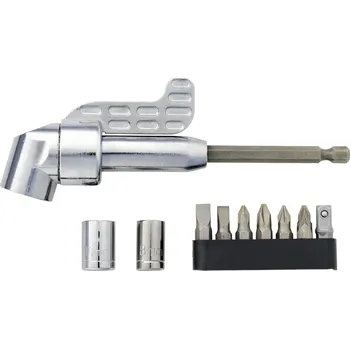 Šroubovák TOOLCRAFT 2521675 Úhlový nástavec k šroubováku, délka: 135 mm, upínání: 1/4 (6.3 mm) 128 cm