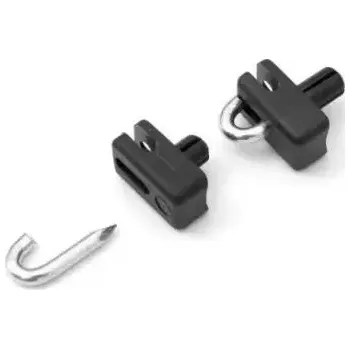 Příslušenství pro plot Příchytka napínacího drátu zatloukací, černá