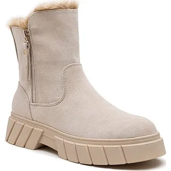 Dámské kozačky Boty Foreverfolie Beige 934740 41