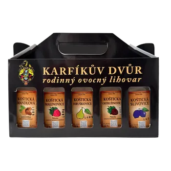 Pálenka Koštická sada pálenek 5x0,04L