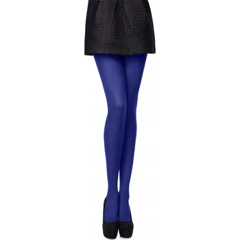 Dámské punčochy Dámské Punčocháče 40 DEN hladké barevné punčocháče AN-121 Cobalt L