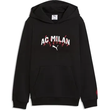 Chlapecká mikina Puma Dětská mikina AC MILAN Culture black velikost: 164