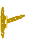 ZBNO 150 Závěs brankový ozdobný 150x90x35 mm