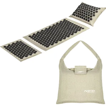 Masáž Neo-Sport NS-902 Akupresurní podložka šedo-černá