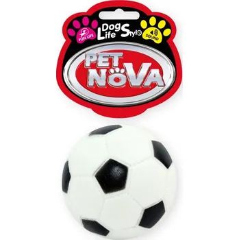 Hračka pro psa Pet Nova Fotbalový míč pískací 7cm