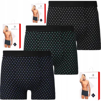 Pánské spodní prádlo 3x Pánské Slipy boxerky - sada prémiových elegantních kalhotek MORAJ XXL