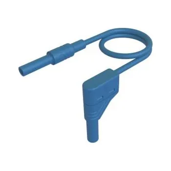 Měřicí kabel Hirschmann Test a Measurement Vodič zkušebního hrotu 4 mm, Modrá 32A, délka kabelů: 1 m, 1000 V, Polyvinylchlorid,